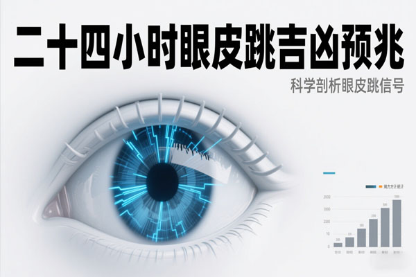 眼跳测吉凶👀二十四小时眼跳吉凶预兆