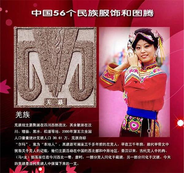 羌族-56个民族-五十六个民族