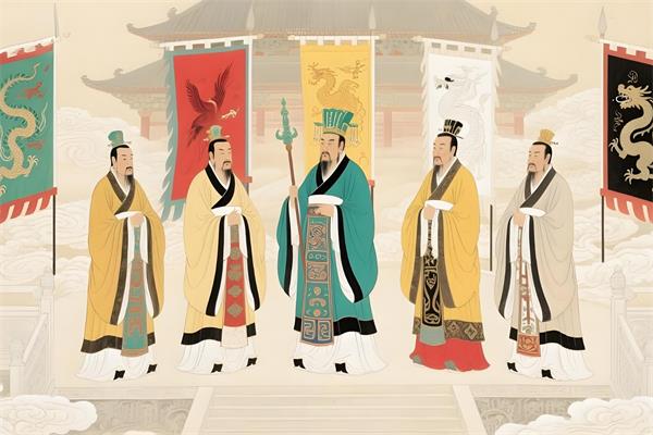 五方天帝中赤帝👑黄帝👑白帝👑黑帝👑青帝👑都有谁